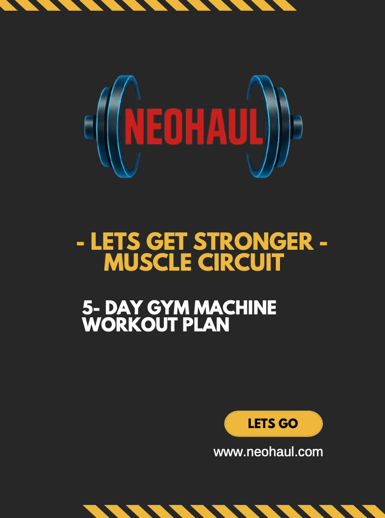 5- Day Gym Machine Workout Plan